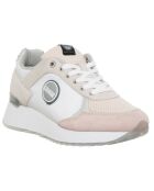 Sneakers en Cuir Marion  blanc/rose